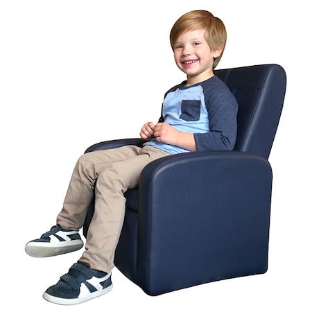 Uncaged Ergonomics StashCuteKidsSofaChairWithStorageComfyToddlerReclinerBlack, SKC-b SKC-b